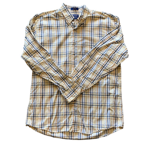 Pendleton Mens Large Plaid Button Down Shirt